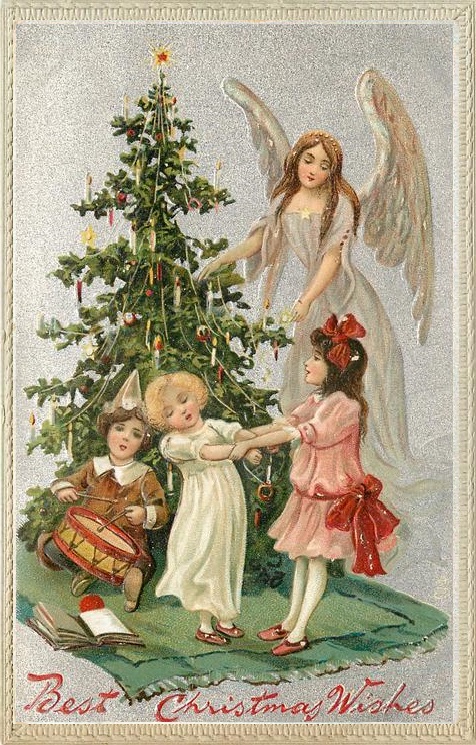 Поздравление 1 Retro Cards Vintage Christmas